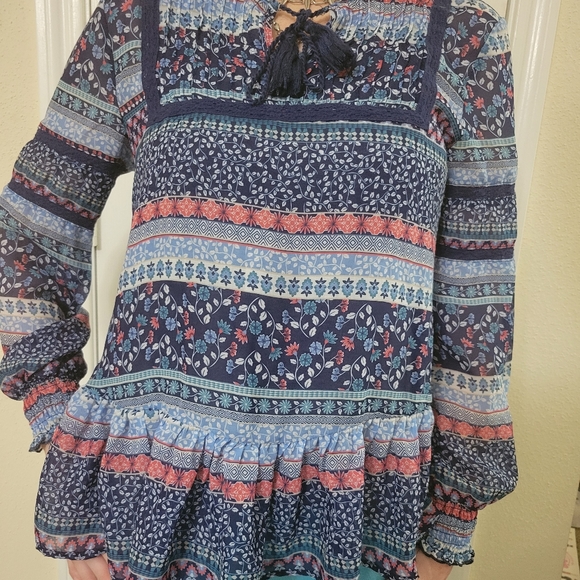 Neiman Marcus Hippie Tunic - Picture 1 of 6